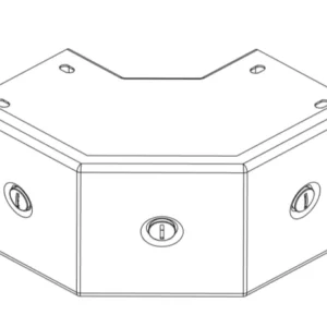 K.T 4" x 6" 90度外曲