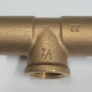 英國 3/4"刁1/2"(A-22mmxB-22mmxC-1/2")銅焊中內牙三叉