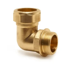 國產 4分(15mmx1/2")銅杬90°外牙曲尺