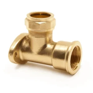 國產 4分( 15mmx1/2" )銅杬2孔龍頭座