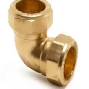 國產 6分(22mm)刁4分(15mm)銅雙杬90°曲尺