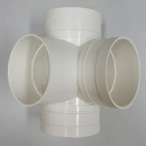 ANCHOR 4"(100mm)PVC白喉立體十字叉