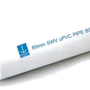 ANCHOR 6"(150mm)PVC白去水喉-原支5.5米開2 (原支5.5米平開2支)