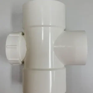 ANCHOR 4"刁2"(A-100mmxB-100mmxC-50mm)PVC白喉90°有掩大細三叉