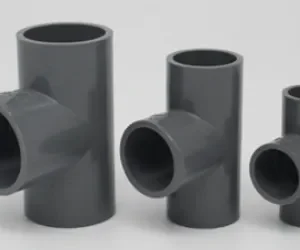 日本KC牌 4分(16mm)uPVC供水灰膠喉90°正三叉